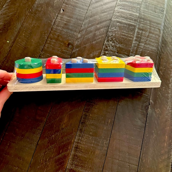 🆕 NWT Wooden stack puzzle - Picture 4 of 5
